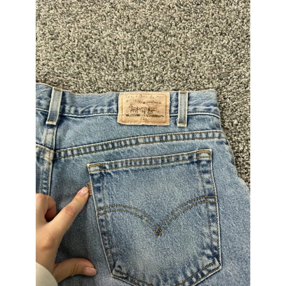 Vintage Y2K Levi's Loose Straight Jeans Men's Size 36x30 Blue